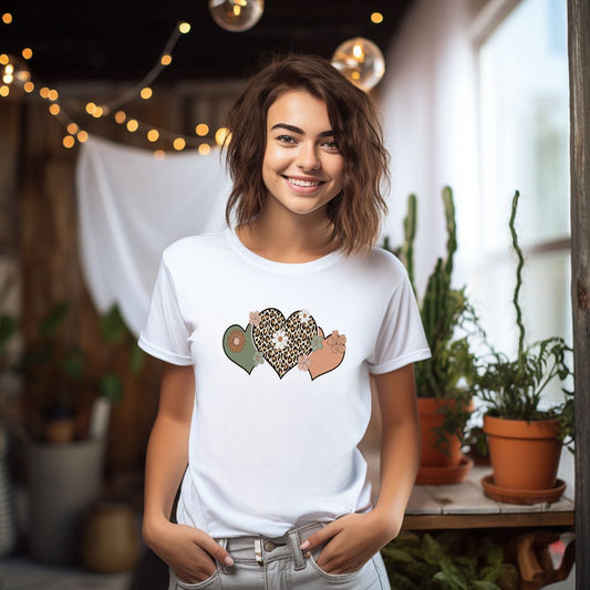 Blooming Hearts T-shirt