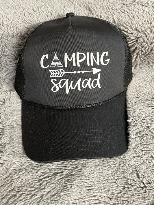 Camping Squad Trucker Hat